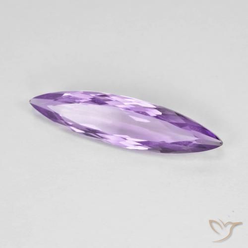 2.09ct 天然 中等紫罗兰色 紫水晶, 榄尖形, VVS