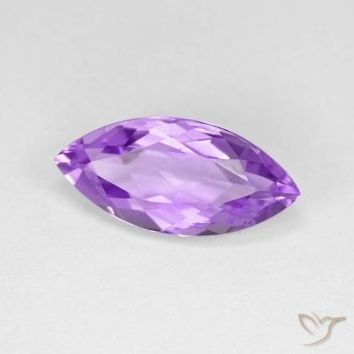 3.01克拉天然紫水晶，榄尖形，VVS