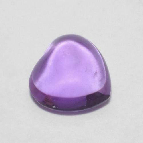 0.72克拉天然紫水晶，心形，透明