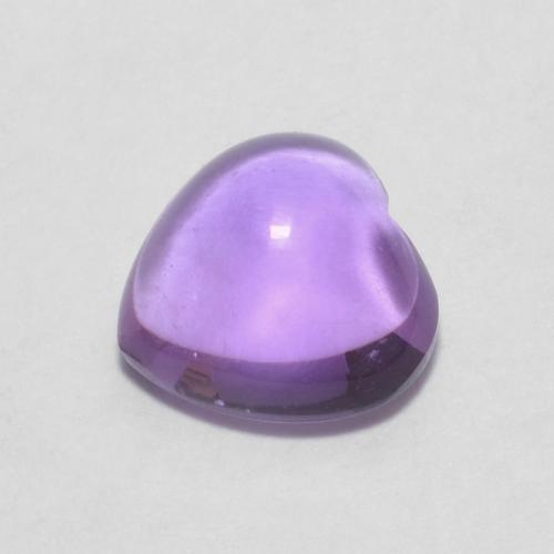 0.72克拉天然紫水晶，心形，透明
