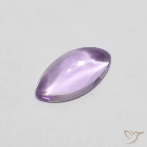 1.06克拉天然紫水晶，榄尖形，透明