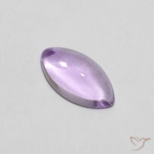 1.06克拉天然紫水晶，榄尖形，透明