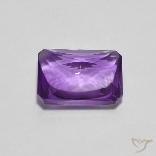 1.38克拉天然紫水晶，八边形，透明