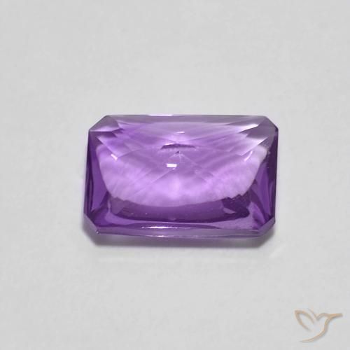 1.27克拉天然紫水晶，八边形，透明