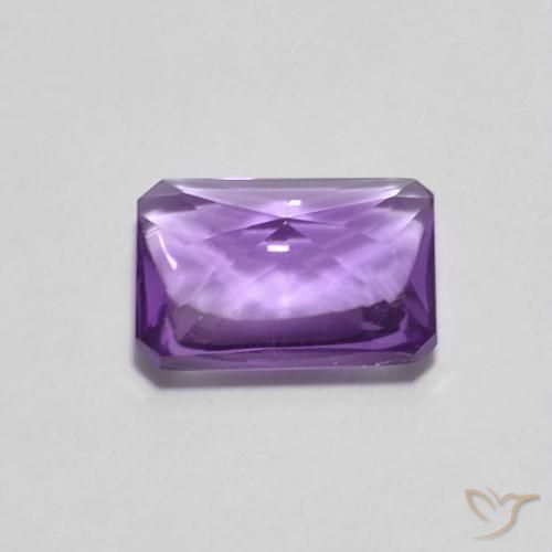 1.35克拉天然紫水晶，八边形，透明
