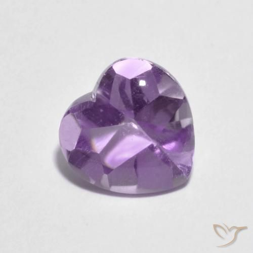 1.97ct 天然 鸢尾紫 紫水晶, 心形, 透明