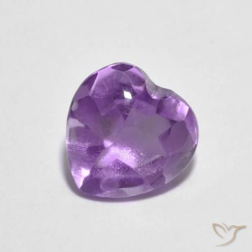 2.02ct 天然 鸢尾紫 紫水晶, 心形, 透明