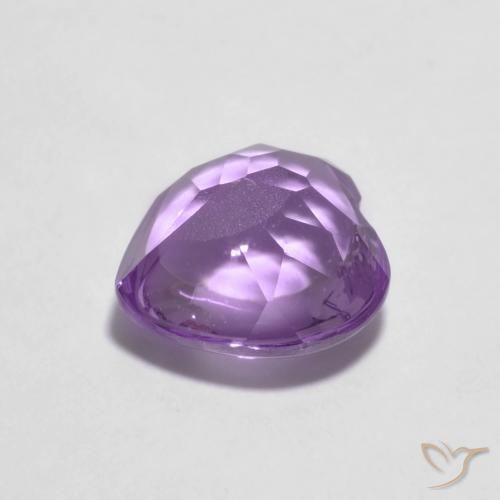 2.02克拉天然紫水晶，心形，透明