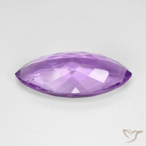 7.10克拉天然紫水晶，榄尖形，VVS