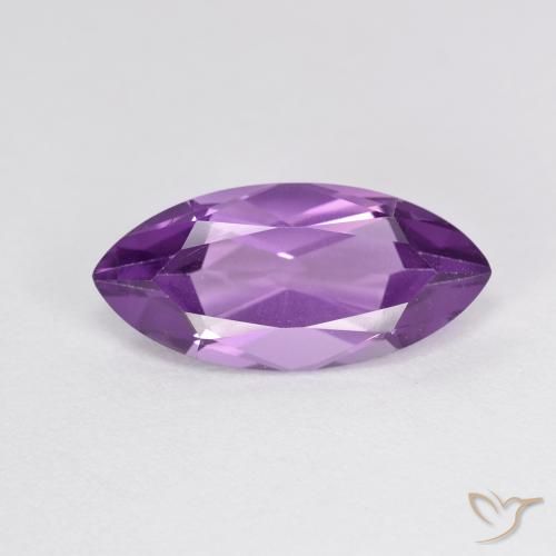 3.05克拉天然紫水晶，榄尖形，VVS