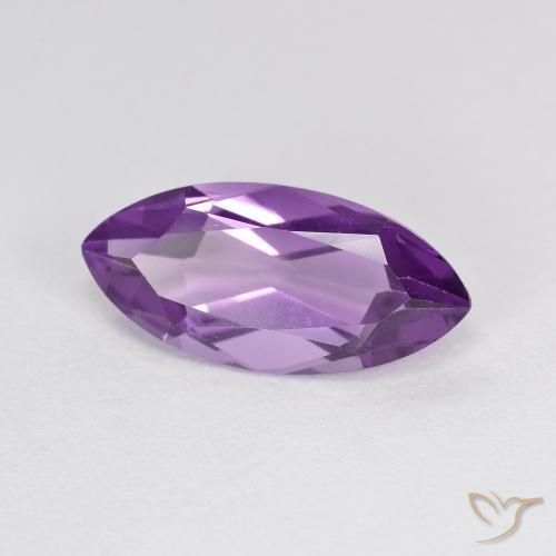 3.05克拉天然紫水晶，榄尖形，VVS