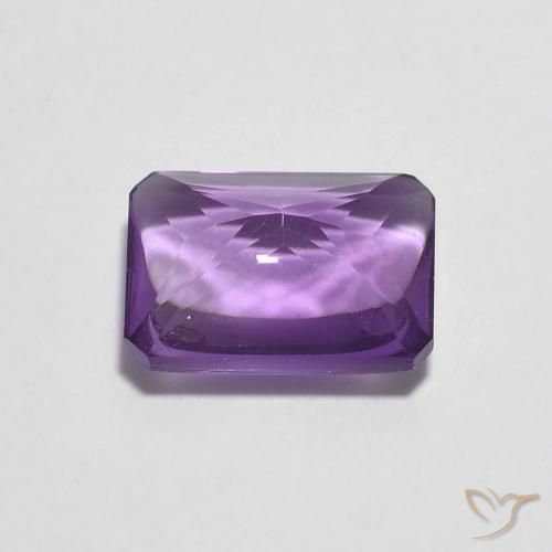 1.39克拉天然紫水晶，八边形，透明