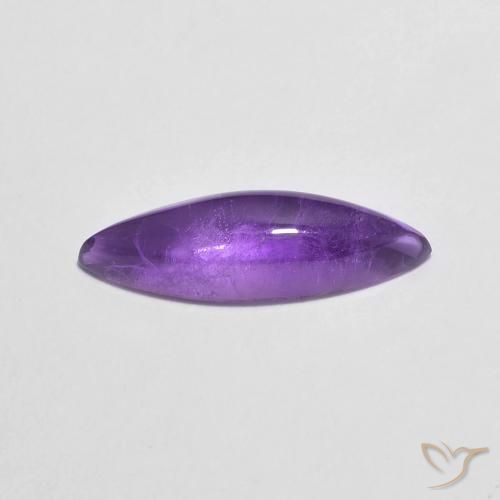 1.79克拉天然紫水晶，榄尖形，透明