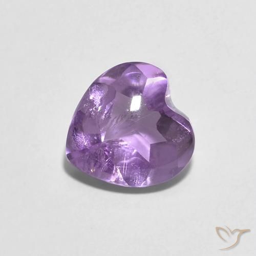 1.94ct 天然 粉紫罗兰色 紫水晶, 心形, 透明