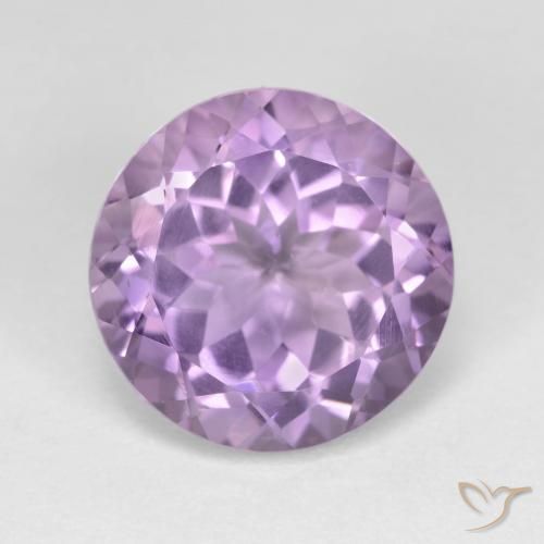 7.22ct 天然 中紫 紫水晶, 圆形的, VVS-VS