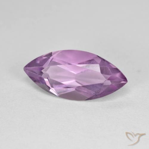 3.07克拉天然紫水晶，榄尖形，VVS