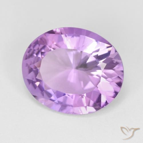 6.17克拉天然紫水晶，椭圆形，VVS
