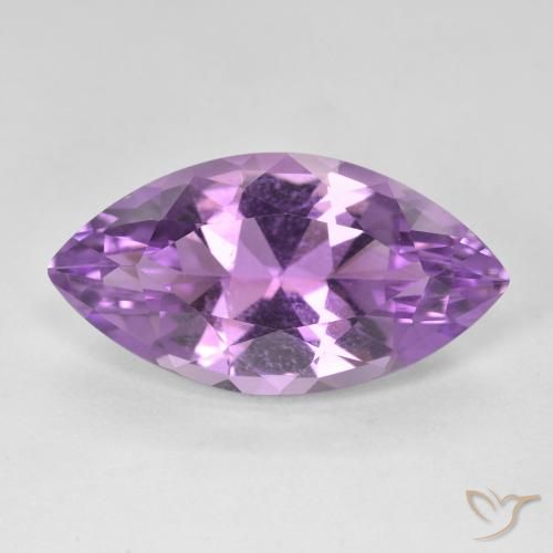 8.53ct 天然 紫色紫罗兰色 紫水晶, 榄尖形, VVS