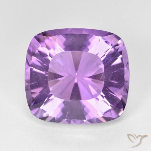 8.55ct 天然 中粉紫 紫水晶, 软垫, VVS