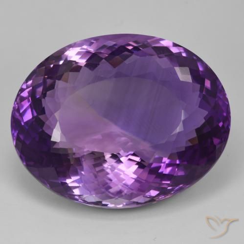 93.86克拉天然紫水晶，椭圆形，IF