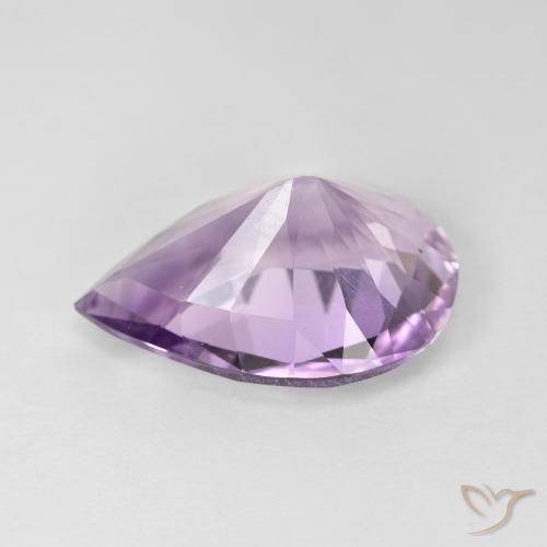 7.30克拉天然紫水晶，梨形，VVS