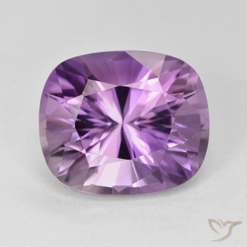 8.25ct 天然 轻中紫 紫水晶, 软垫, VVS
