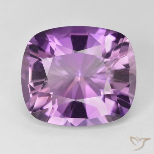 10.07ct 天然 轻中紫 紫水晶, 软垫, VVS