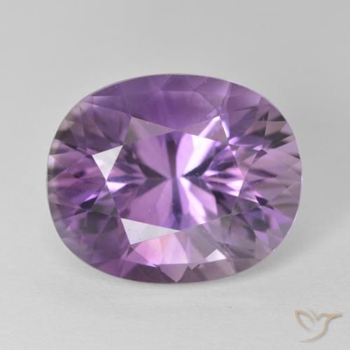 9.17克拉天然紫水晶，椭圆形，VS