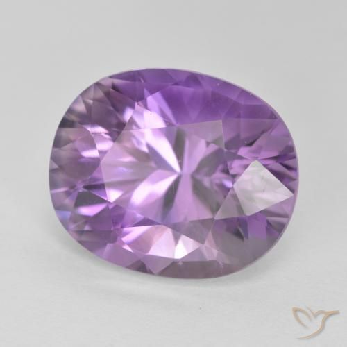9.17克拉天然紫水晶，椭圆形，VS
