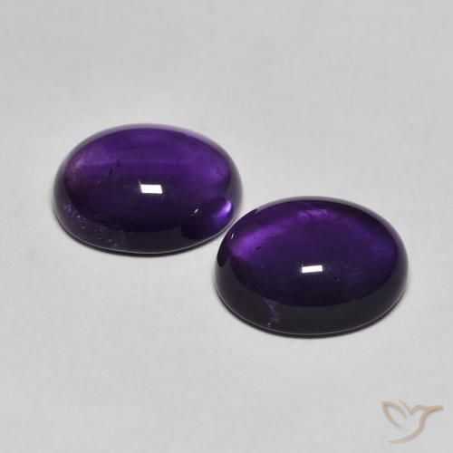 5.50克拉天然紫水晶，椭圆形，透明