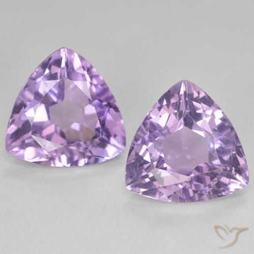 5.64ctw 天然 茄子紫 紫水晶, 胖三角形, VS
