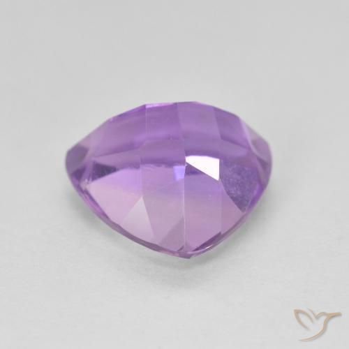 3.08克拉天然紫水晶，胖三角形，VS