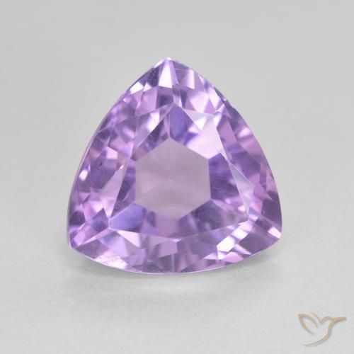 3.24克拉天然紫水晶，胖三角形，VVS-VS