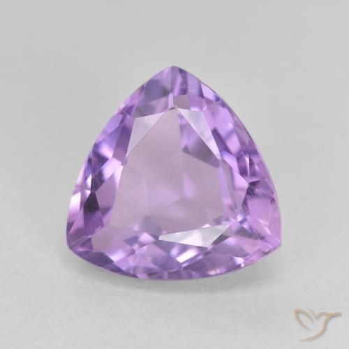 3.28克拉天然紫水晶，胖三角形，VS