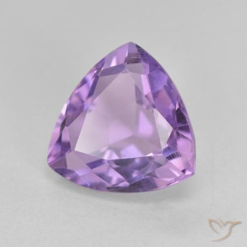 3.28克拉天然紫水晶，胖三角形，VS