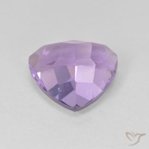 3.28克拉天然紫水晶，胖三角形，VS