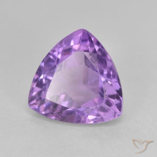 3.21克拉天然紫水晶，胖三角形，VS