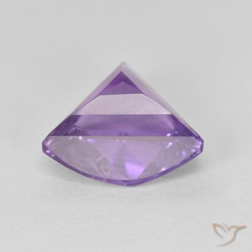 2.85克拉天然紫水晶，胖三角形，VS