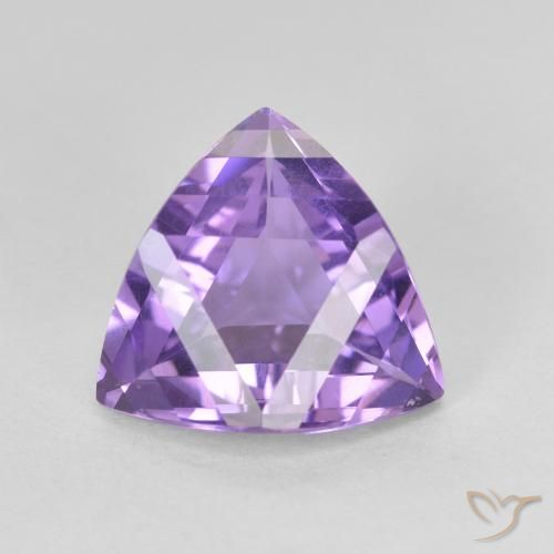 3.06克拉天然紫水晶，胖三角形，VVS-VS