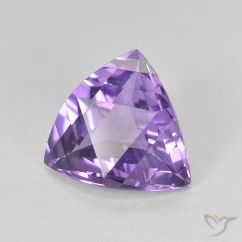 3.06克拉天然紫水晶，胖三角形，VVS-VS