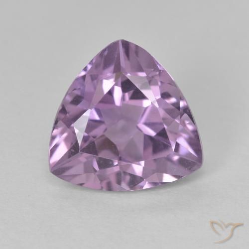 2.79ct 天然 粉紫罗兰色 紫水晶, 胖三角形, VVS