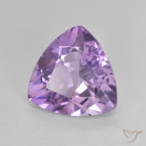 2.92克拉天然紫水晶，胖三角形，VVS