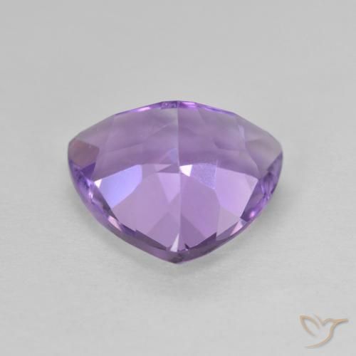 2.92克拉天然紫水晶，胖三角形，VVS