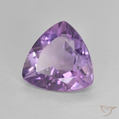 2.63克拉天然紫水晶，胖三角形，VVS