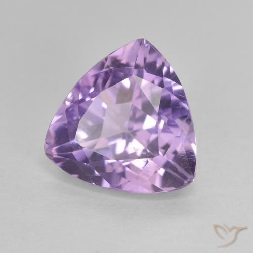 2.90克拉天然紫水晶，胖三角形，VS