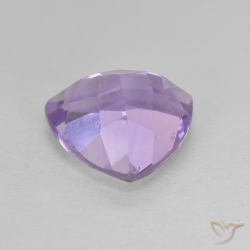 2.98克拉天然紫水晶，胖三角形，VS