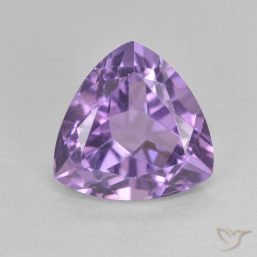 3.24克拉天然紫水晶，胖三角形，VVS-VS