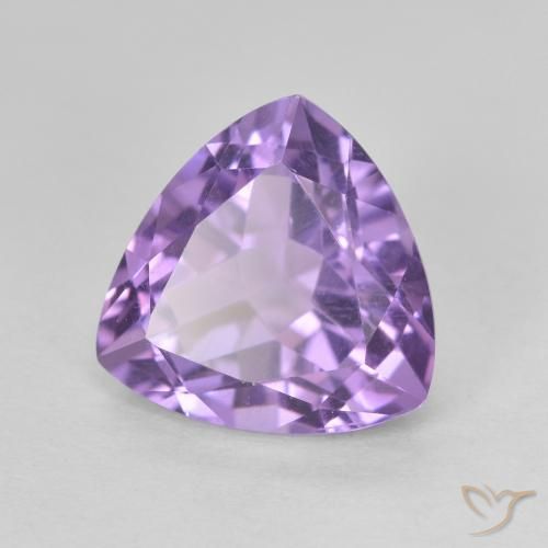 3.24克拉天然紫水晶，胖三角形，VVS-VS