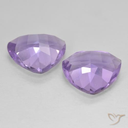 5.35克拉天然紫水晶，胖三角形，VVS-VS
