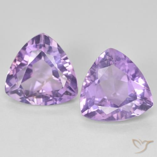 5.82ctw 天然 茄子紫 紫水晶, 胖三角形, VVS-VS